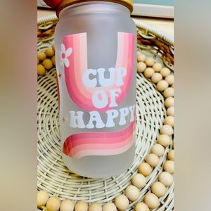 Cup of Happy Frosted 16 oz cup